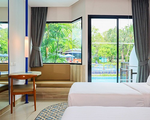 Two Bedroom Family Pool Access Suite