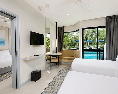 Two Bedroom Family Pool Access Suite